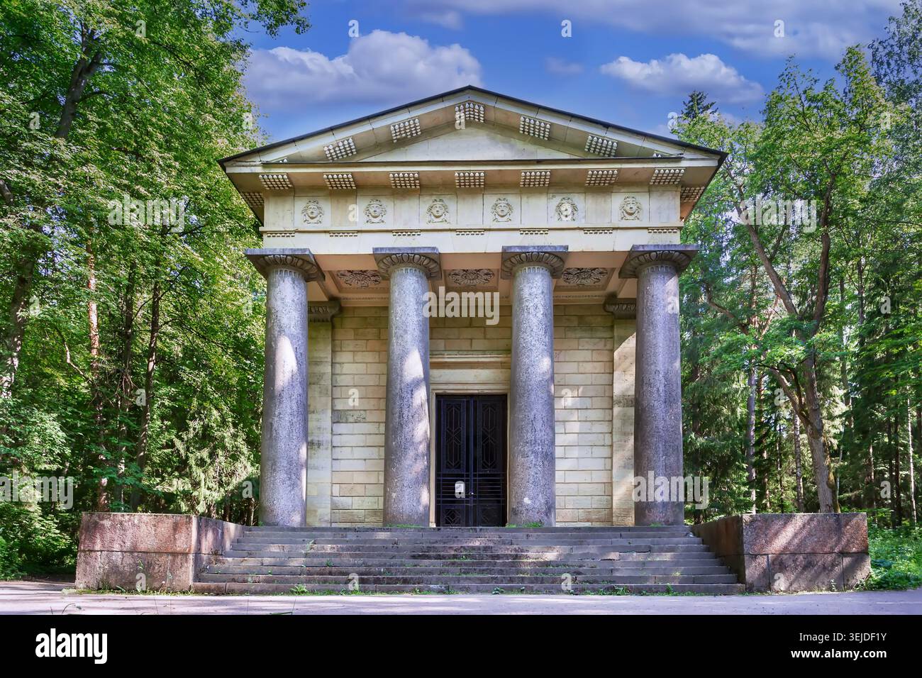 Mausoleo di Paolo i, Pavlovsk, Russia Foto Stock