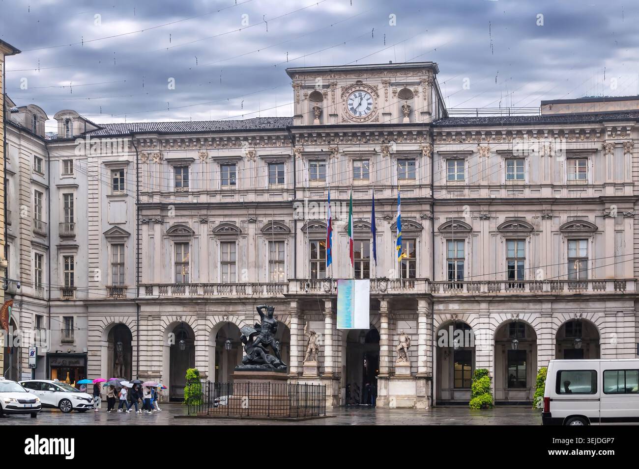Palazzo della città, Torino, Italia Foto Stock