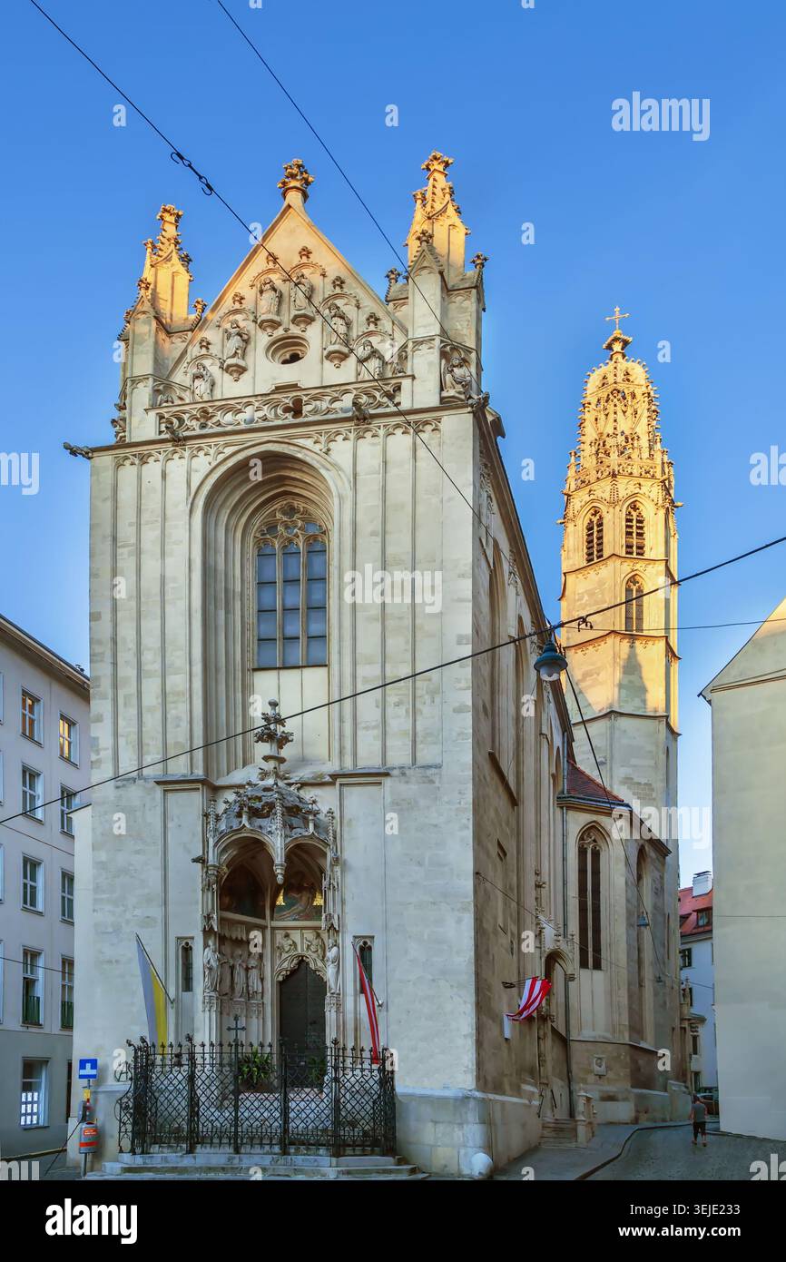 Chiesa di Maria am Gestade, Vienna, Austria Foto Stock