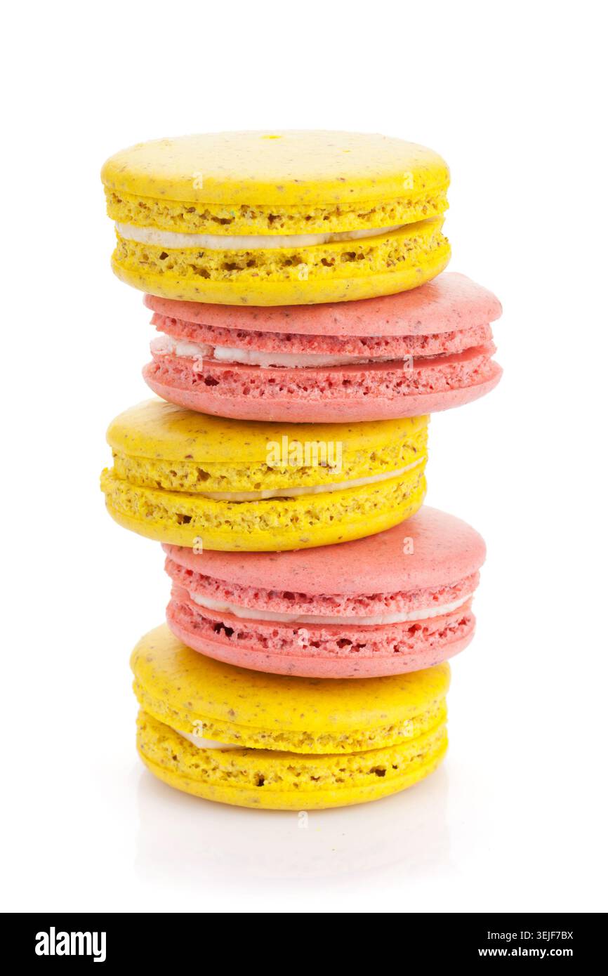 Macaron colorati i cookie Foto Stock