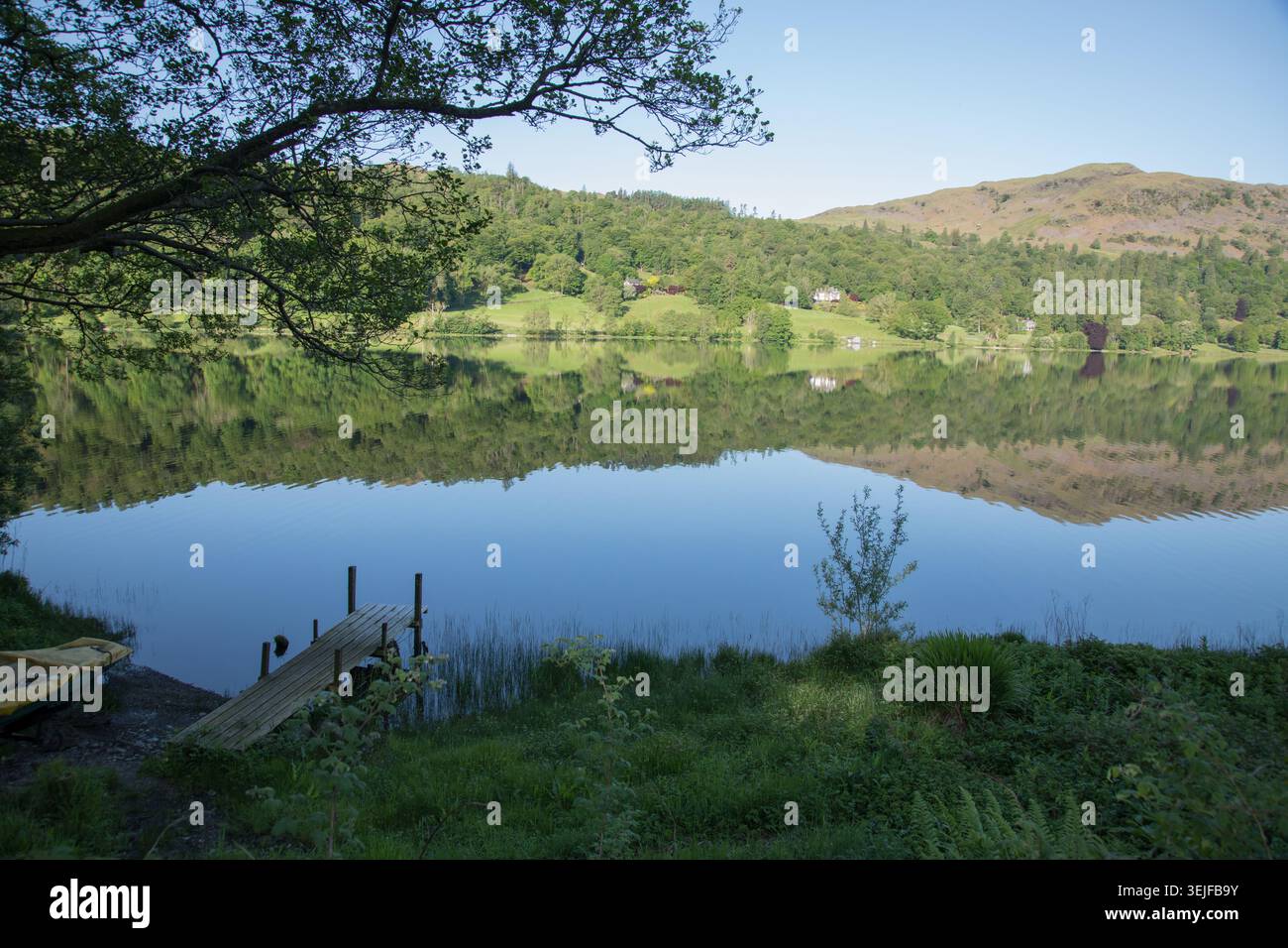 Grasmere (il lago), Lake District Foto Stock