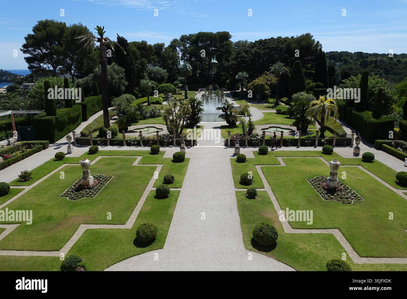 Villa e Jardins Ephrussi de Rothchild, Costa Azzurra Foto Stock