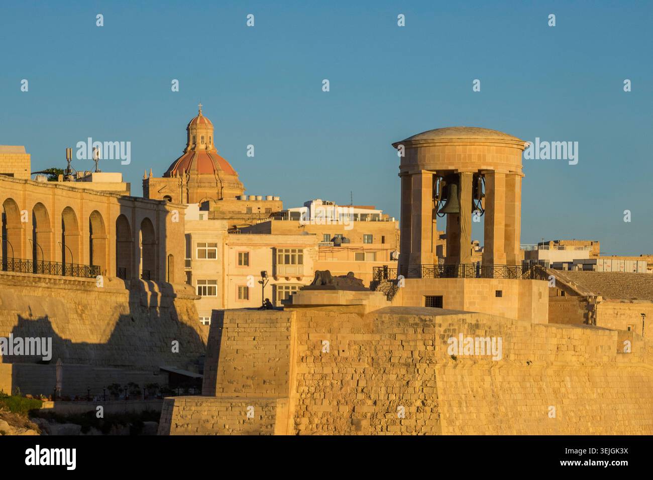 Malta - la Valletta, Siege Bell War Memorial Foto Stock