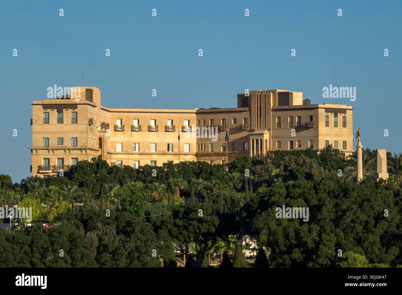 Malta - la Valletta, Case della città Vecchia Foto Stock