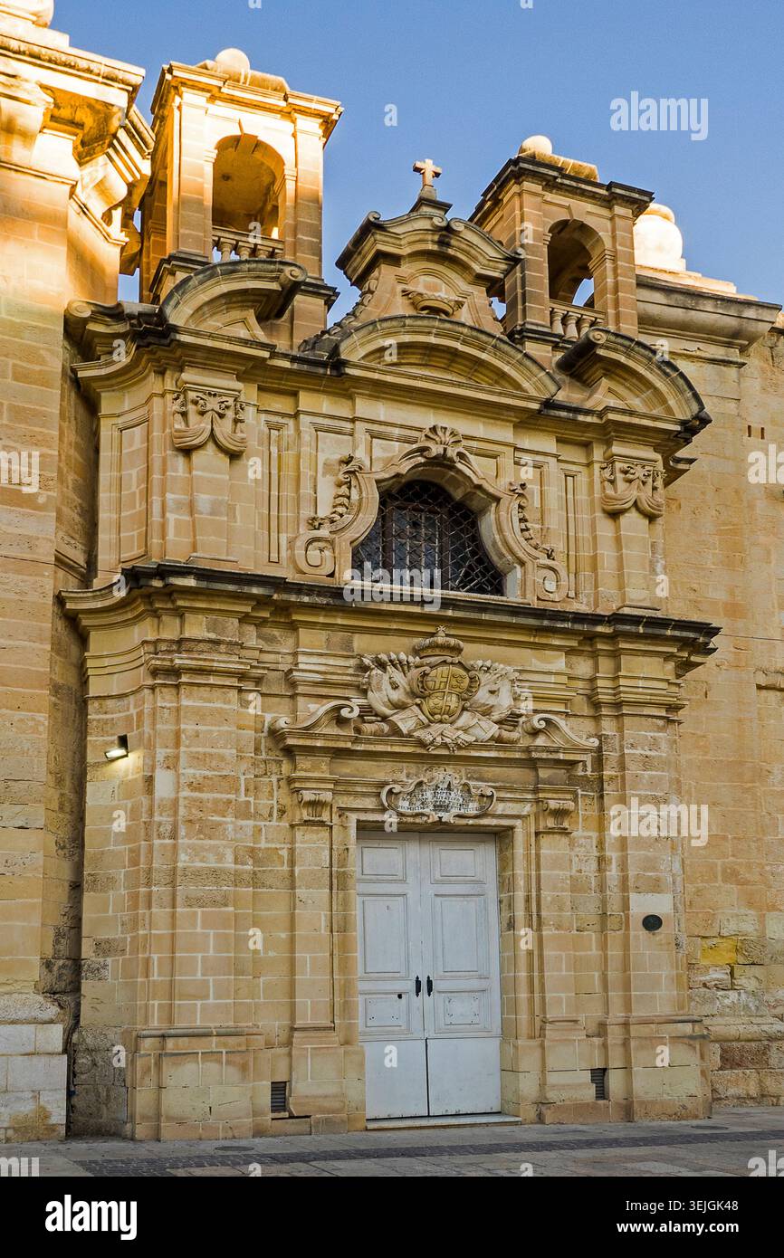 Malta - la Valletta, Chiesa della fuga in Egitto sul lungomare di la Valletta Foto Stock