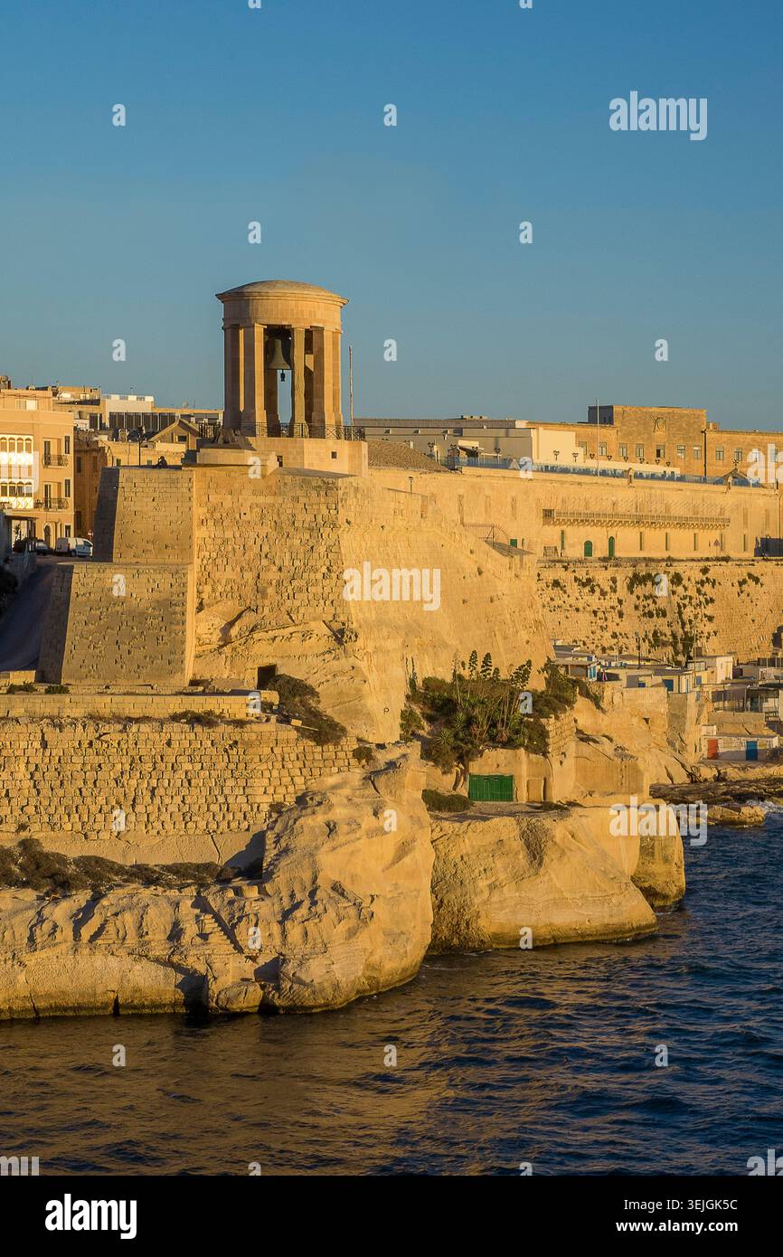 Malta - la Valletta, Siege Bell War Memorial Foto Stock