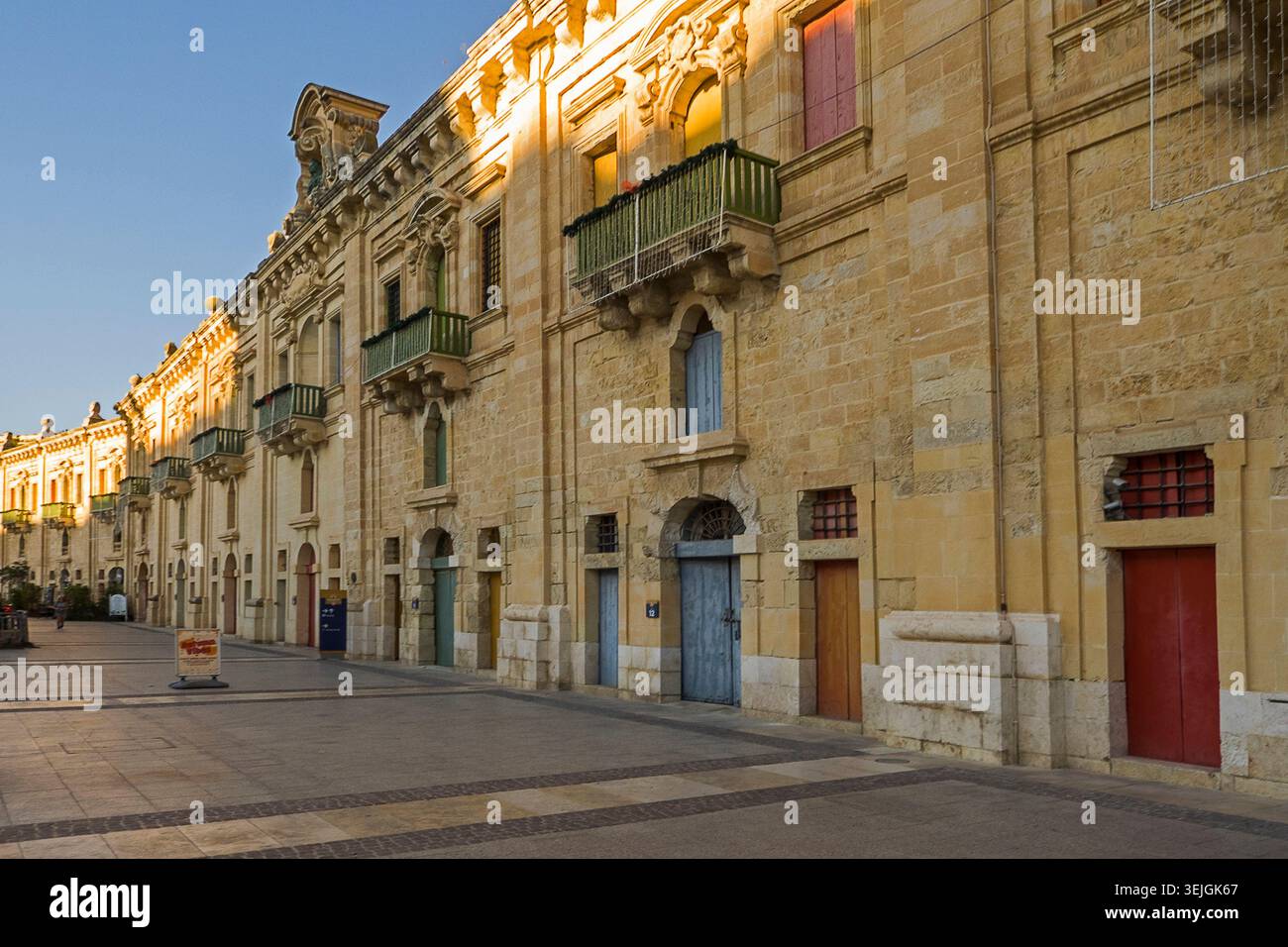 Malta - la Valletta, lungomare di la Valletta Foto Stock