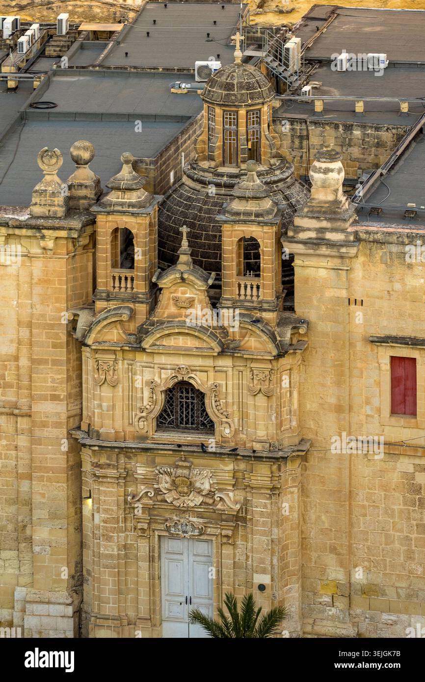 Malta - la Valletta, Chiesa della fuga in Egitto sul lungomare di la Valletta Foto Stock