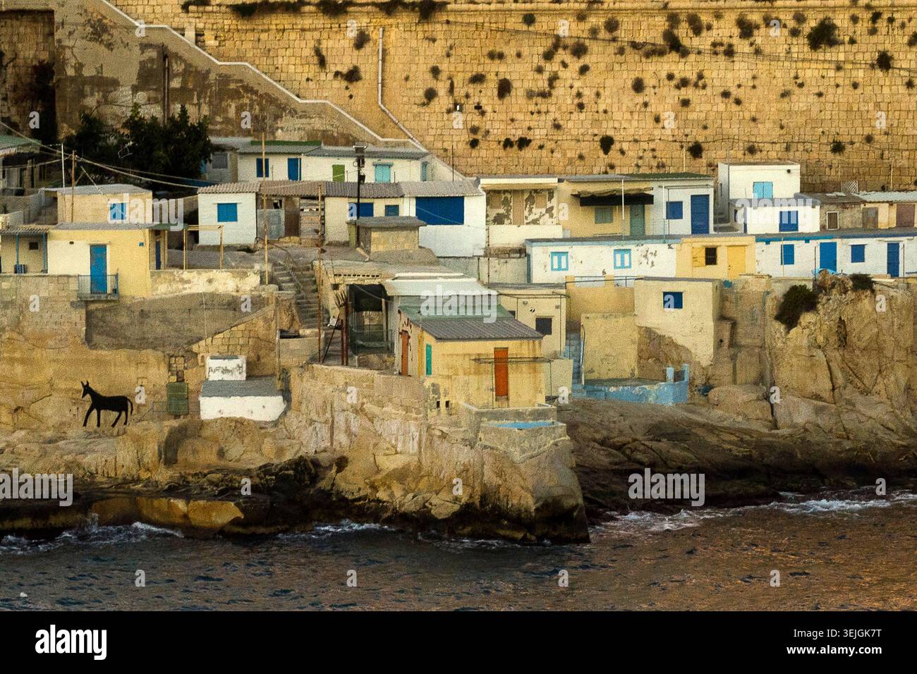 Malta - la Valletta, Wuestenwinds Beach Foto Stock