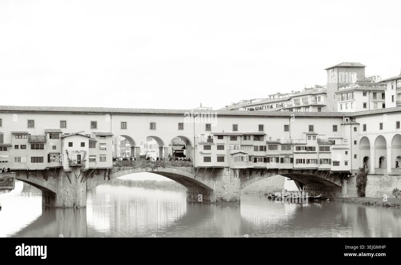 Ponte Vecchio Italia Firenze Foto Stock