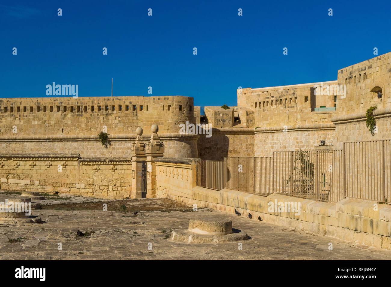 Malta - Valletta, Bastione di Abercrombies Foto Stock