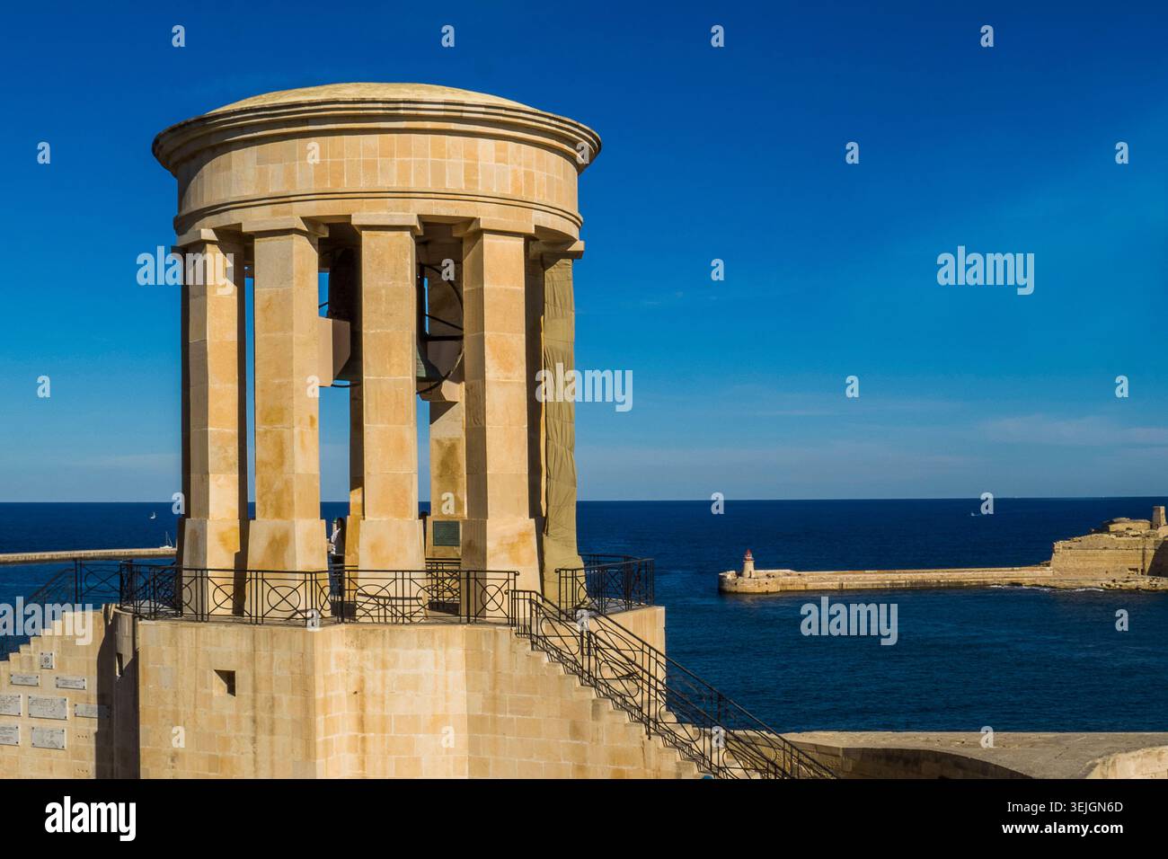 Malta - la Valletta, Siege Bell War Memorial Foto Stock