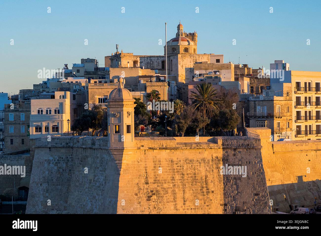 Malta - la Valletta, Penisola di Senglea Foto Stock