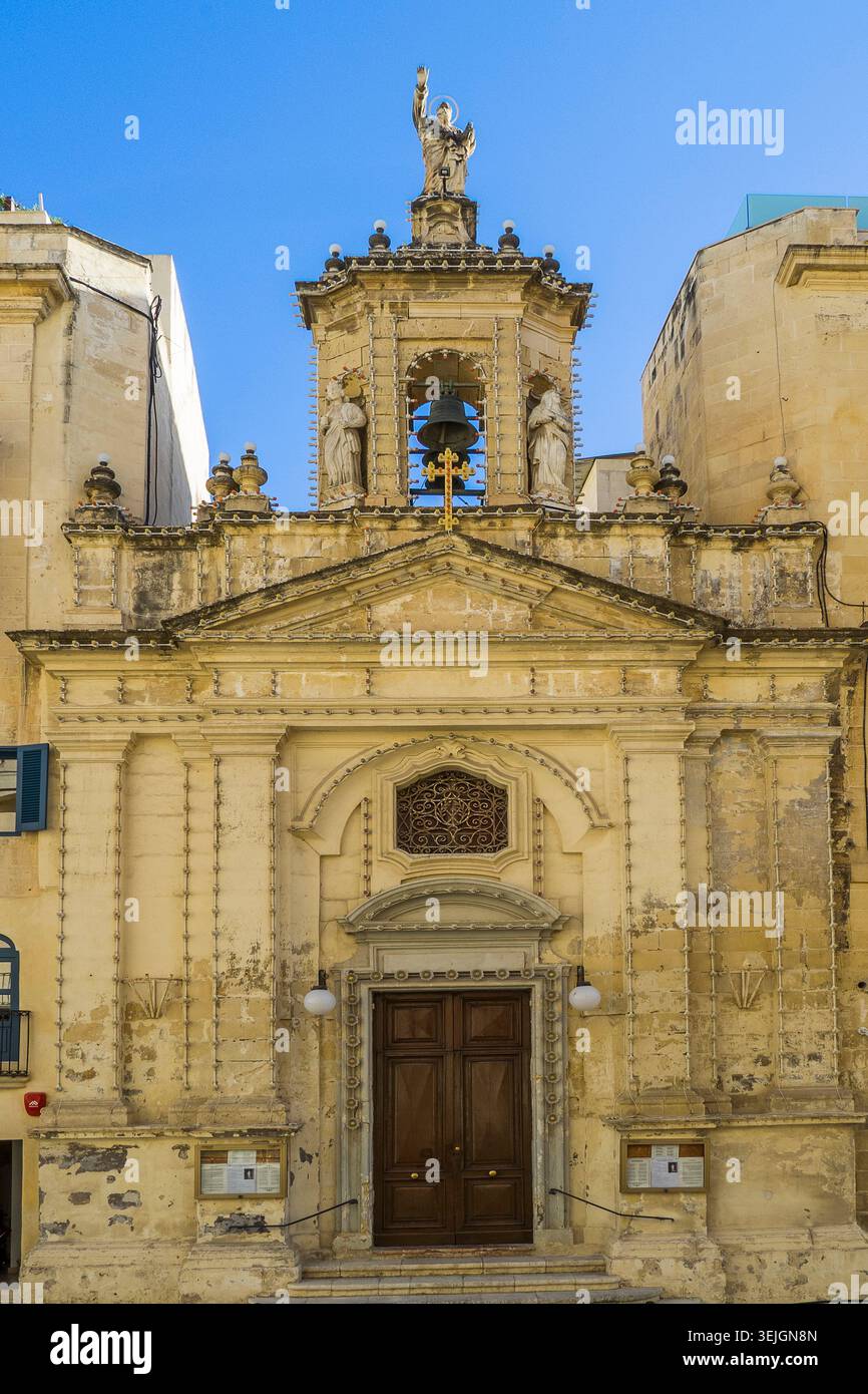 Malta - la Valletta, Chiesa di Santa Lucia Foto Stock