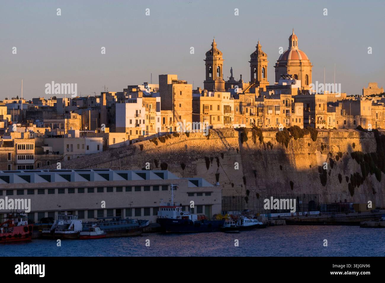 Malta - la Valletta, Penisola di Senglea Foto Stock