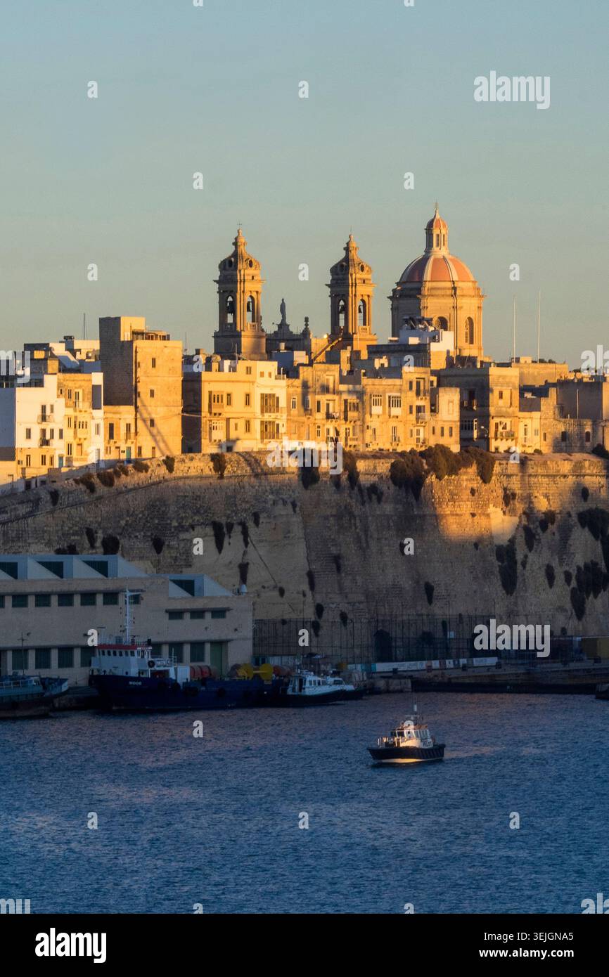 Malta - la Valletta, Penisola di Senglea Foto Stock