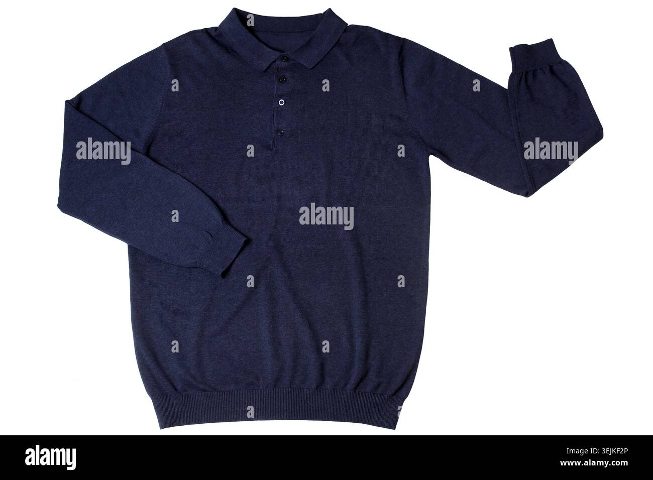 Camicia blu maschile Foto Stock