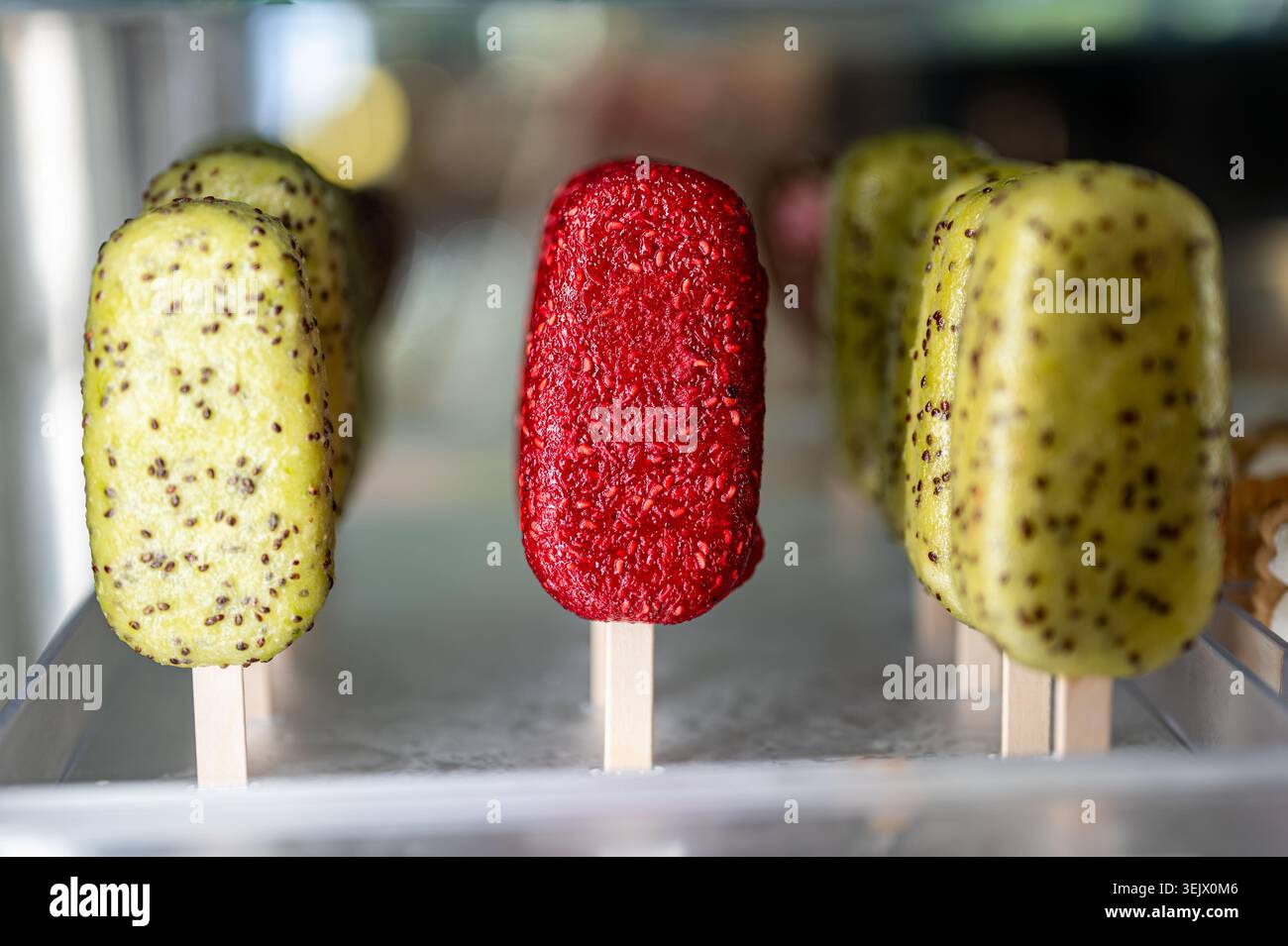 In casa popsicles Foto Stock
