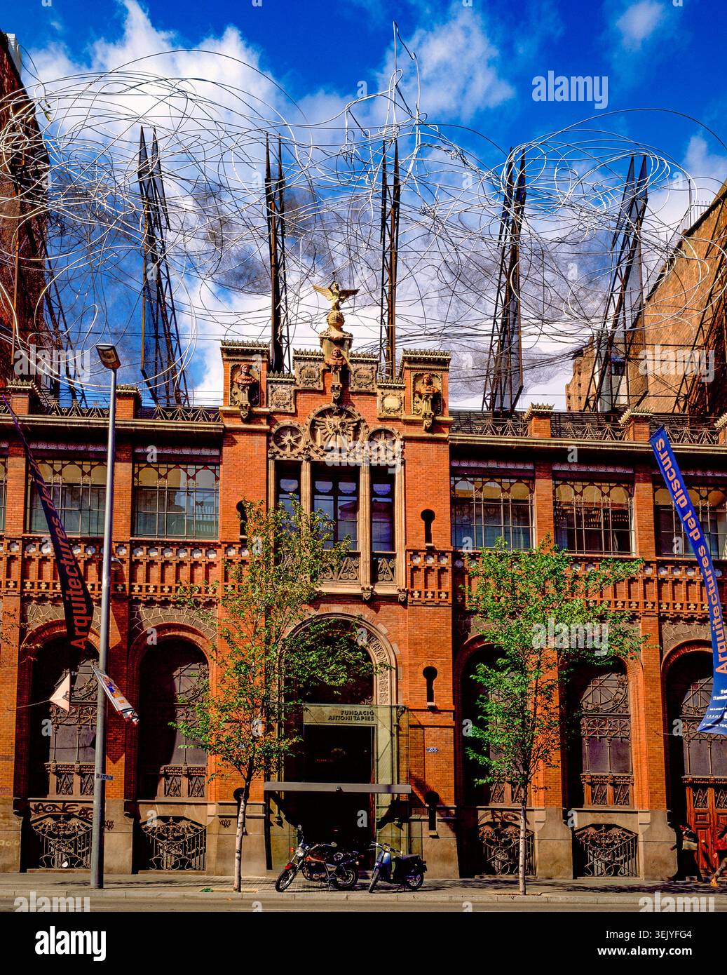 Museo Fundació Antoni Tàpies di Barcellona, Catalogna, Spagna Foto Stock