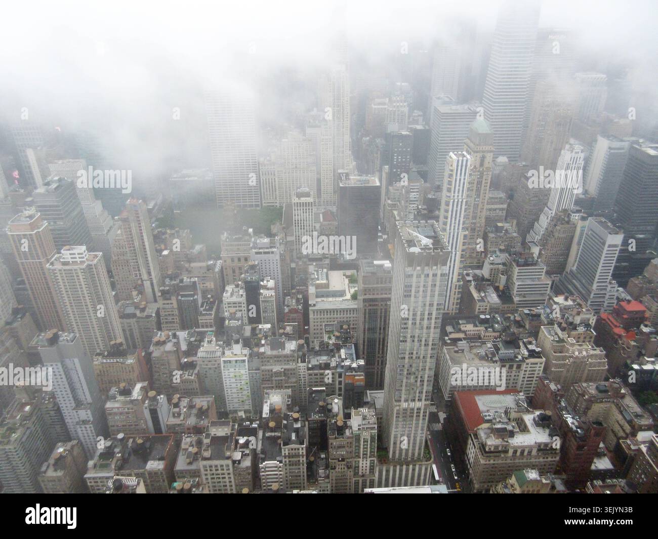 Vista dall'Empire State Building Foto Stock