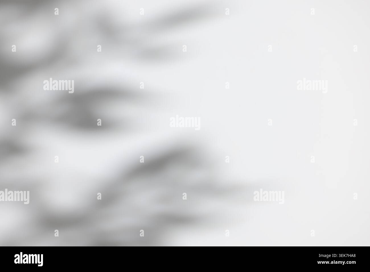 Sfondo astratto grigio tenue con forme d'ombra sfocate, luce sfumata uniforme, sottile texture fumé e atmosfera monocromatica minimalista. Adatto per Foto Stock