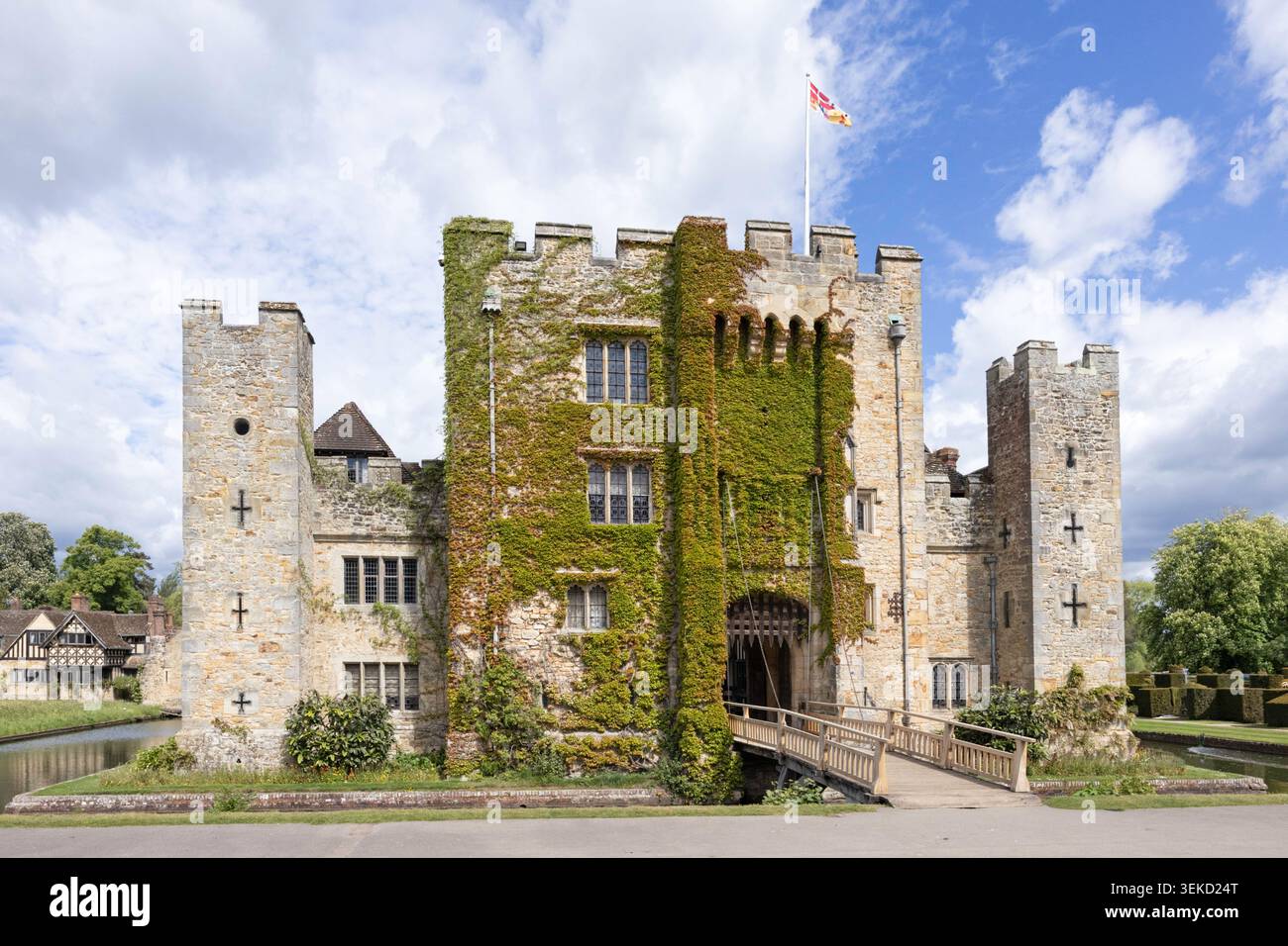 Hever Castle & Gardens, Hever, Kent, Inghilterra, Regno Unito Foto Stock