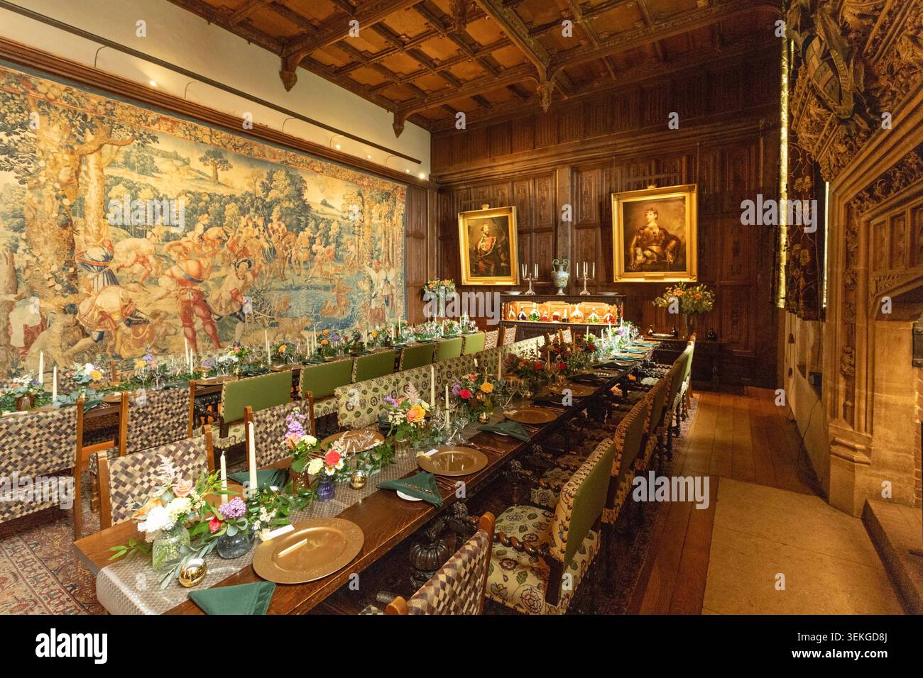 Hever Castle & Gardens, Hever, Kent, Inghilterra, Regno Unito Foto Stock