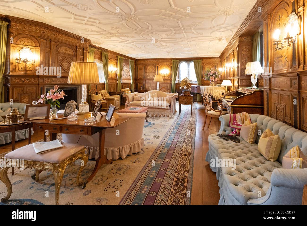 Hever Castle & Gardens, Hever, Kent, Inghilterra, Regno Unito Foto Stock