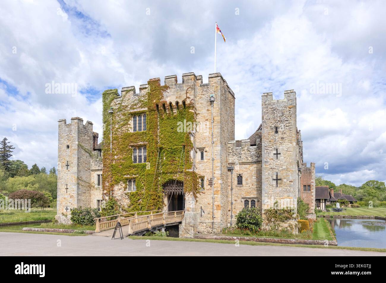 Hever Castle & Gardens, Hever, Kent, Inghilterra, Regno Unito Foto Stock