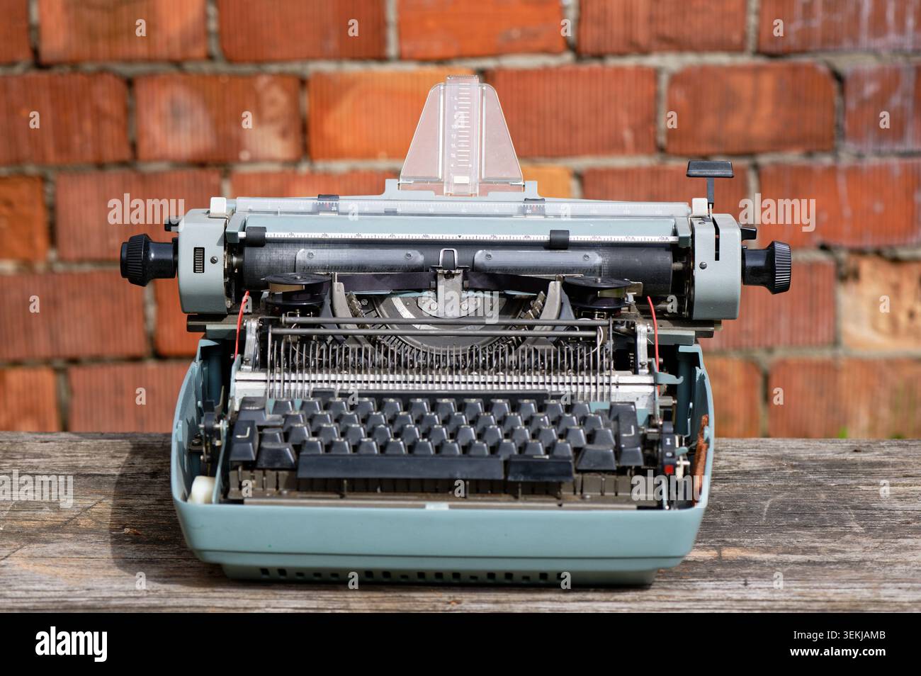 Macchina da scrivere vintage retrò. Tecnologia retrò Foto Stock