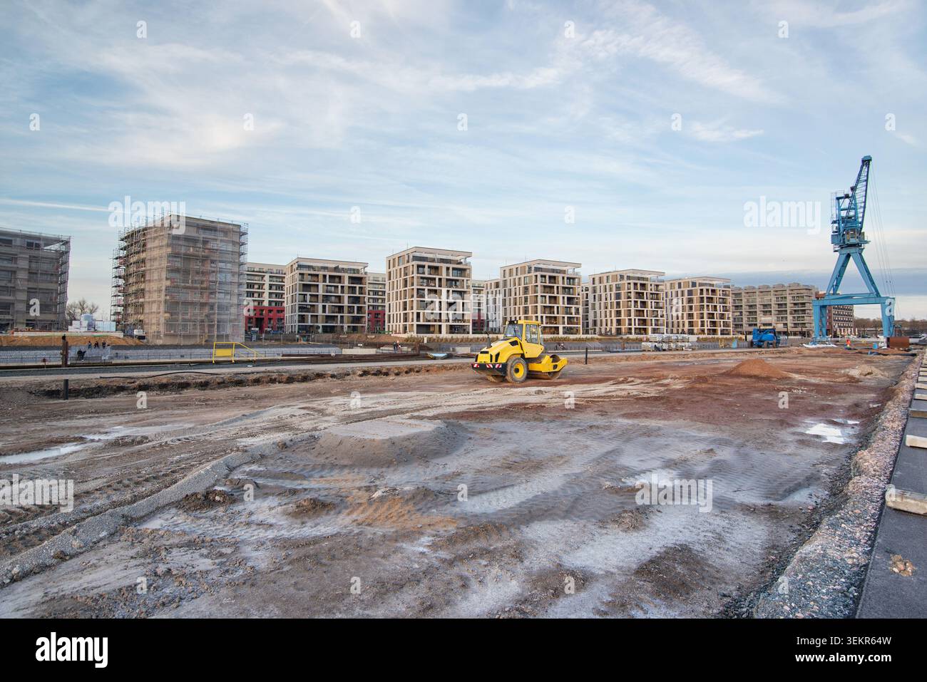 Porto di Offenbach. Foto storica 2017 anni. Foto Stock