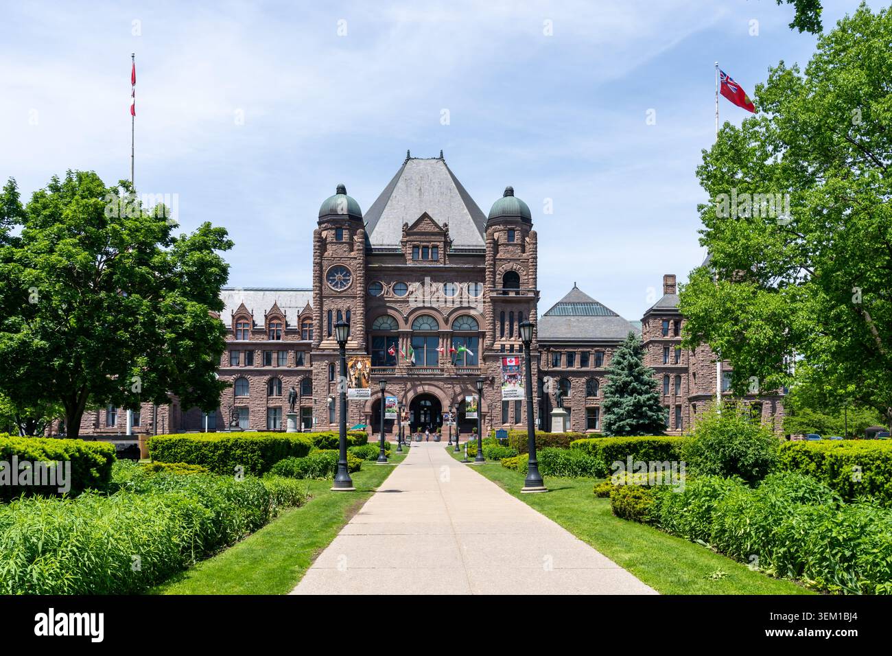 Ontario legislative Building (Queen's Park) a Toronto, Ontario, Canada. Foto Stock