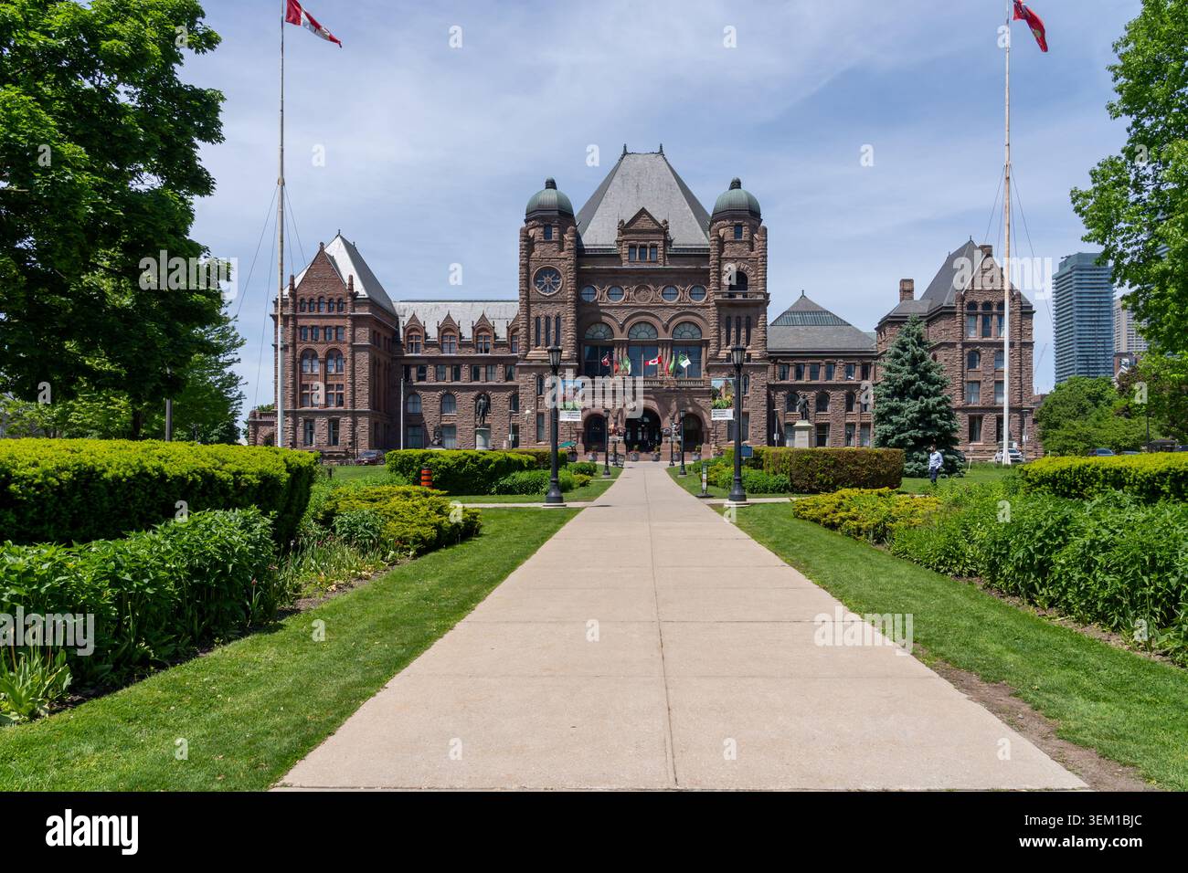 Ontario legislative Building (Queen's Park) a Toronto, Ontario, Canada. Foto Stock
