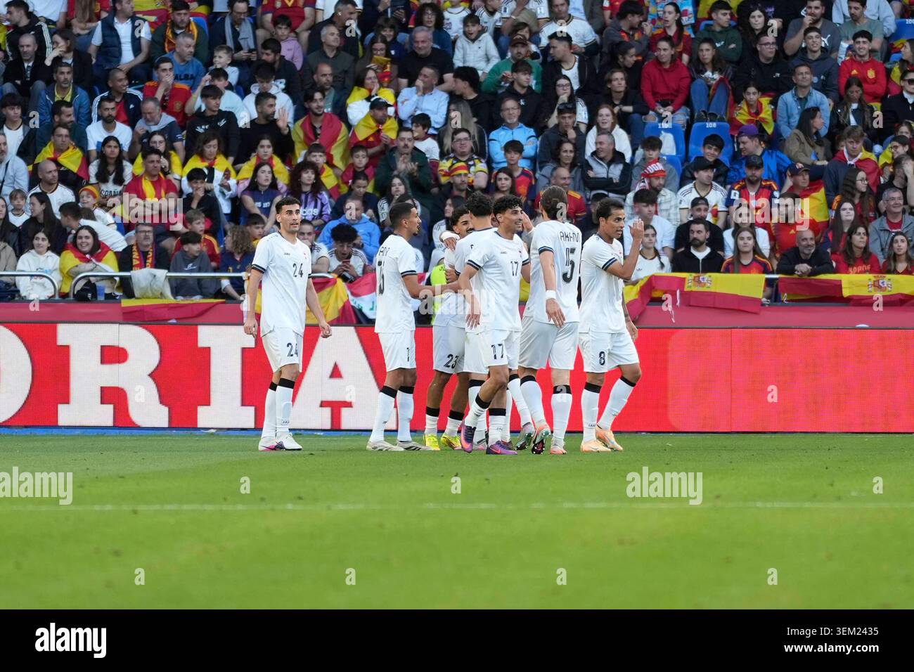 Amichevole di calcio internazionale FIFA Spagna vs Iraq allo stadio Riazor A Coruna, Spagna, giovedì 4 giugno 2026. 900/Cordon Press Credit: CORDON PRESS/Alamy Live News Foto Stock