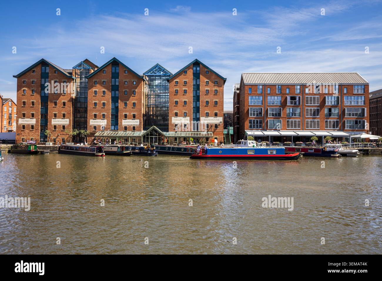 Molo principale di Gloucester, Gloucestershire, Inghilterra Foto Stock