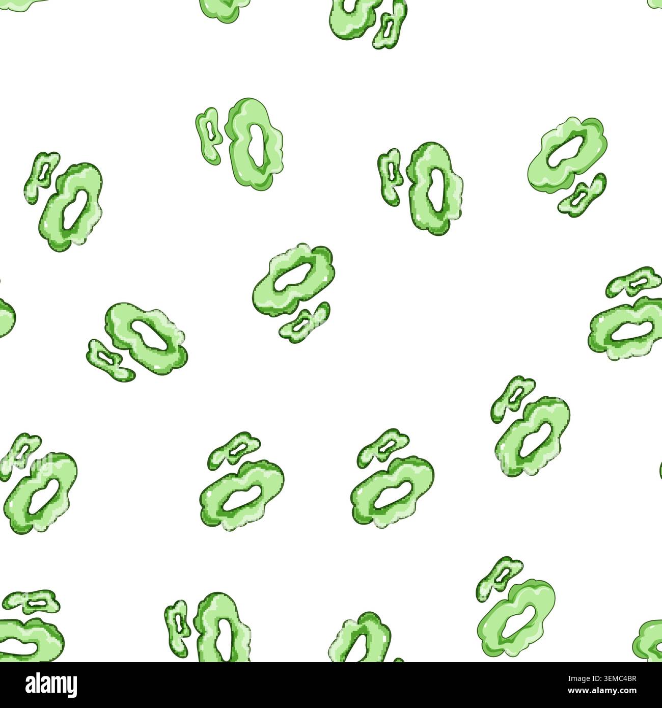 respirazione pattern odorante scoreggia vettore cartoon Illustrazione Vettoriale