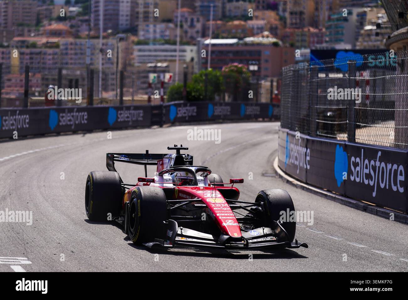 Montecarlo, Monaco. 7 giugno 2026. Charles Leclerc, durante la Formula 1 Louis Vuitton Grand Prix de Monaco. Crediti: Alessio Morgese / Alamy live news Foto Stock