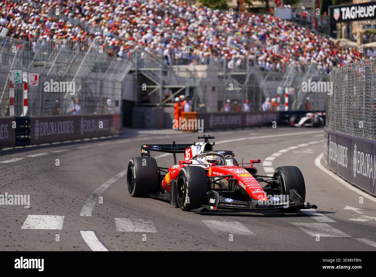 Montecarlo, Monaco. 7 giugno 2026. Charles Leclerc, durante la Formula 1 Louis Vuitton Grand Prix de Monaco. Crediti: Alessio Morgese / Alamy live news Foto Stock