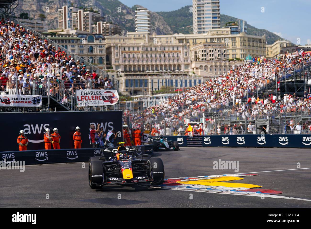 Montecarlo, Monaco. 7 giugno 2026. Isack Hadjar, durante la Formula 1 Louis Vuitton Grand Prix de Monaco. Crediti: Alessio Morgese / Alamy live news Foto Stock