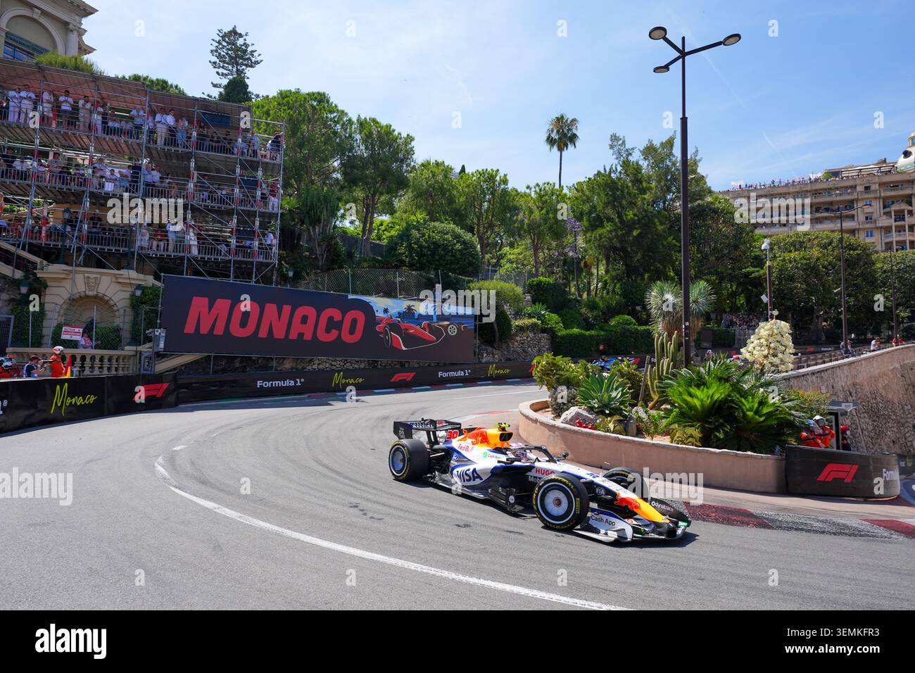 Montecarlo, Monaco. 7 giugno 2026. Liam Lawson, durante la Formula 1 Louis Vuitton Grand Prix de Monaco. Crediti: Alessio Morgese / Alamy live news Foto Stock