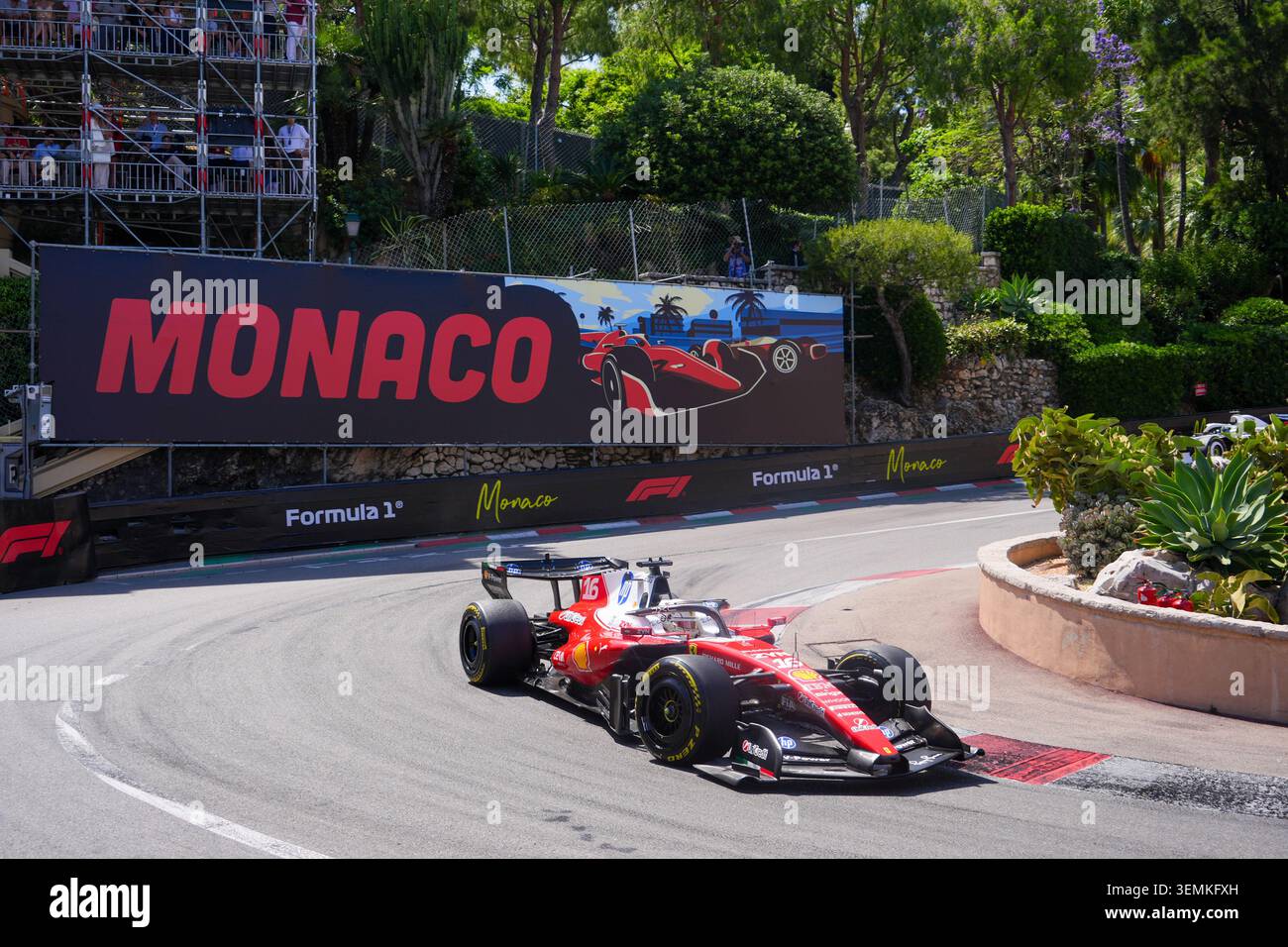 Montecarlo, Monaco. 7 giugno 2026. Charles Leclerc, durante la Formula 1 Louis Vuitton Grand Prix de Monaco. Crediti: Alessio Morgese / Alamy live news Foto Stock