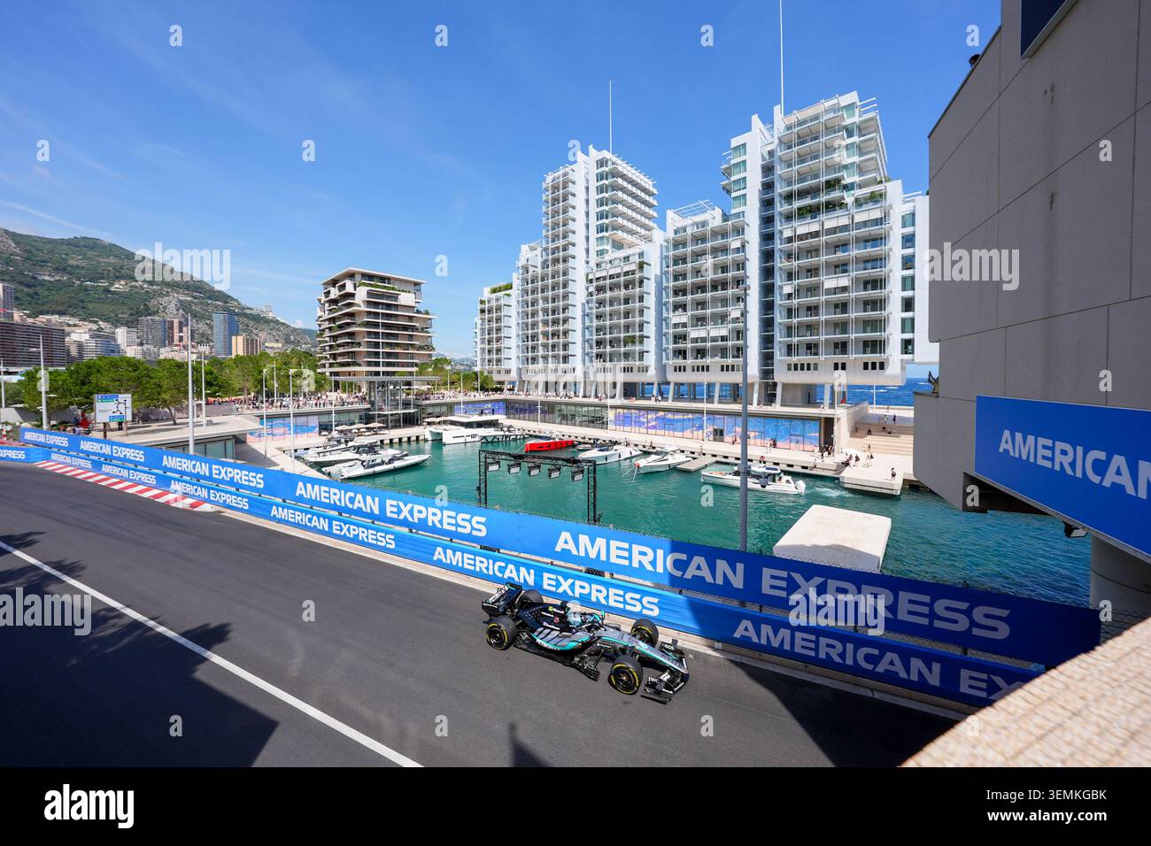 Montecarlo, Monaco. 7 giugno 2026. George Russell, durante la Formula 1 Louis Vuitton Grand Prix de Monaco. Crediti: Alessio Morgese / Alamy live news Foto Stock
