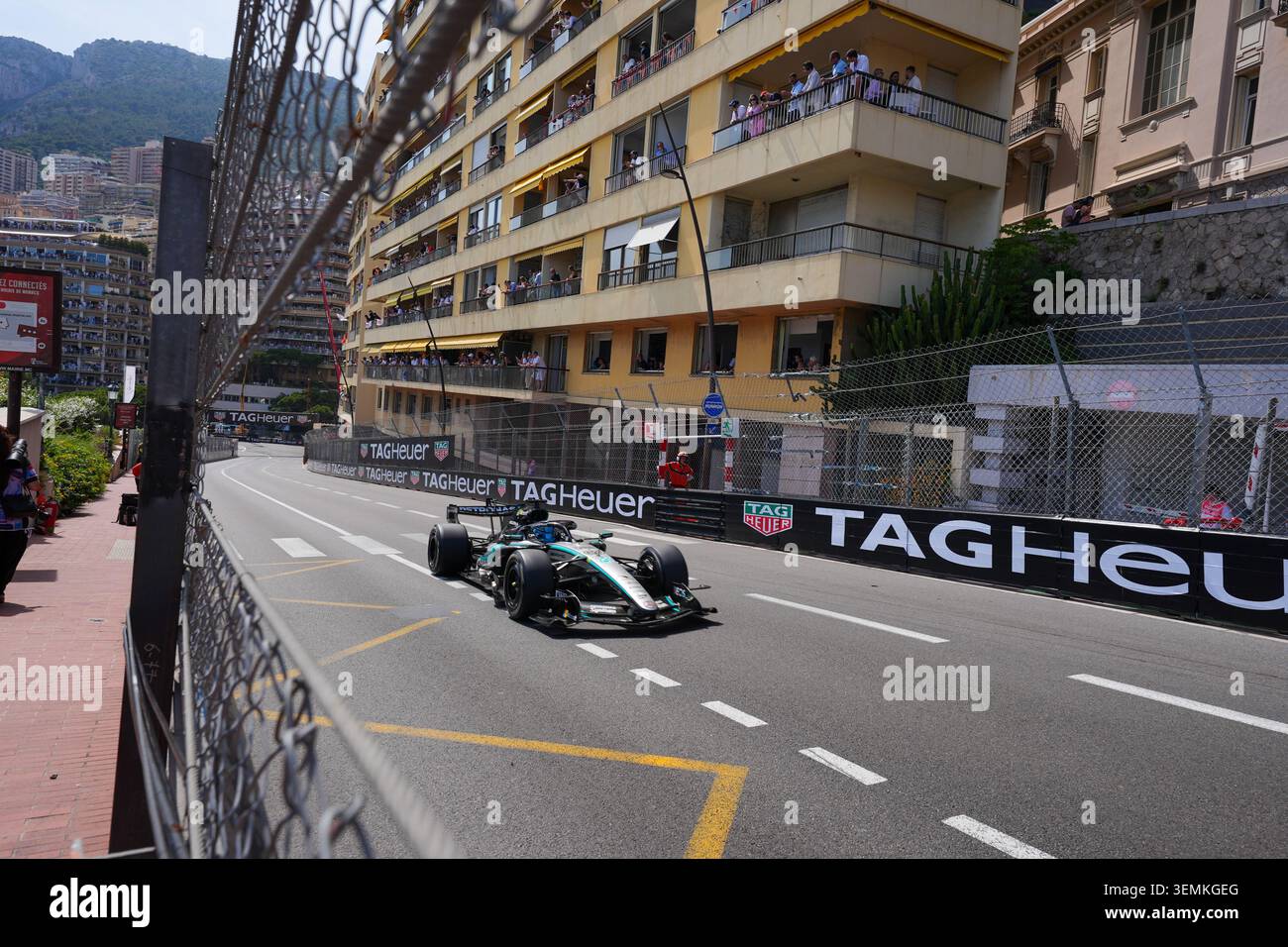 Montecarlo, Monaco. 7 giugno 2026. George Russell, durante la Formula 1 Louis Vuitton Grand Prix de Monaco. Crediti: Alessio Morgese / Alamy live news Foto Stock