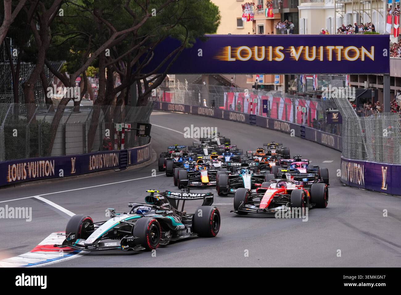 Montecarlo, Monaco. 7 giugno 2026. Riparte, durante la Formula 1 Louis Vuitton Grand Prix de Monaco. Crediti: Alessio Morgese / Alamy live news Foto Stock