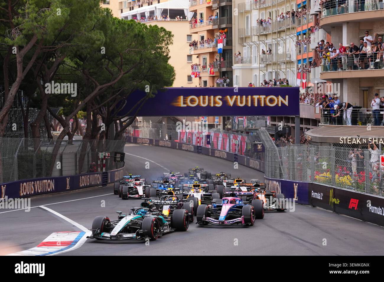 Montecarlo, Monaco. 7 giugno 2026. Riparte, durante la Formula 1 Louis Vuitton Grand Prix de Monaco. Crediti: Alessio Morgese / Alamy live news Foto Stock