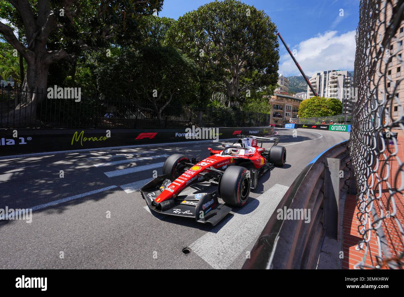 Montecarlo, Monaco. 7 giugno 2026. Charles Leclerc, durante la Formula 1 Louis Vuitton Grand Prix de Monaco. Crediti: Alessio Morgese / Alamy live news Foto Stock