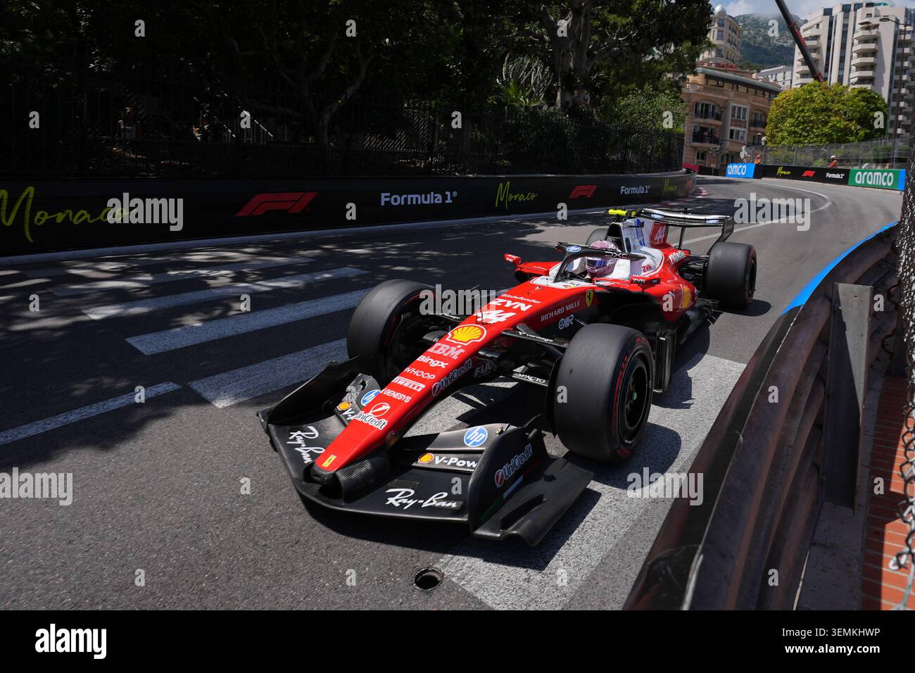 Montecarlo, Monaco. 7 giugno 2026. Lewis Hamilton, durante la Formula 1 Louis Vuitton Grand Prix de Monaco. Crediti: Alessio Morgese / Alamy live news Foto Stock