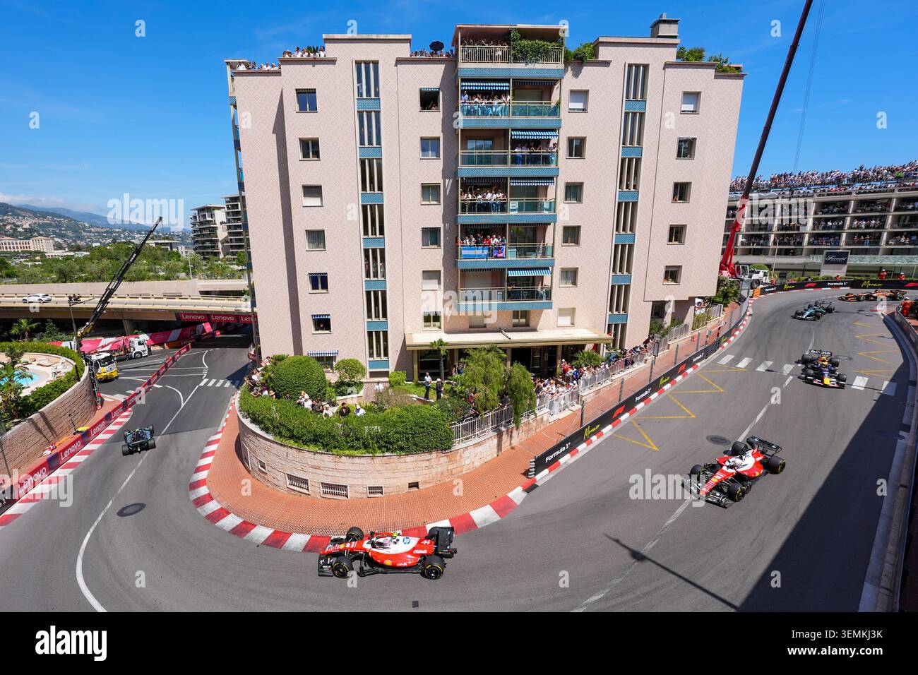 Montecarlo, Monaco. 7 giugno 2026. La partenza, durante la Formula 1 Louis Vuitton Grand Prix de Monaco. Crediti: Alessio Morgese / Alamy live news Foto Stock