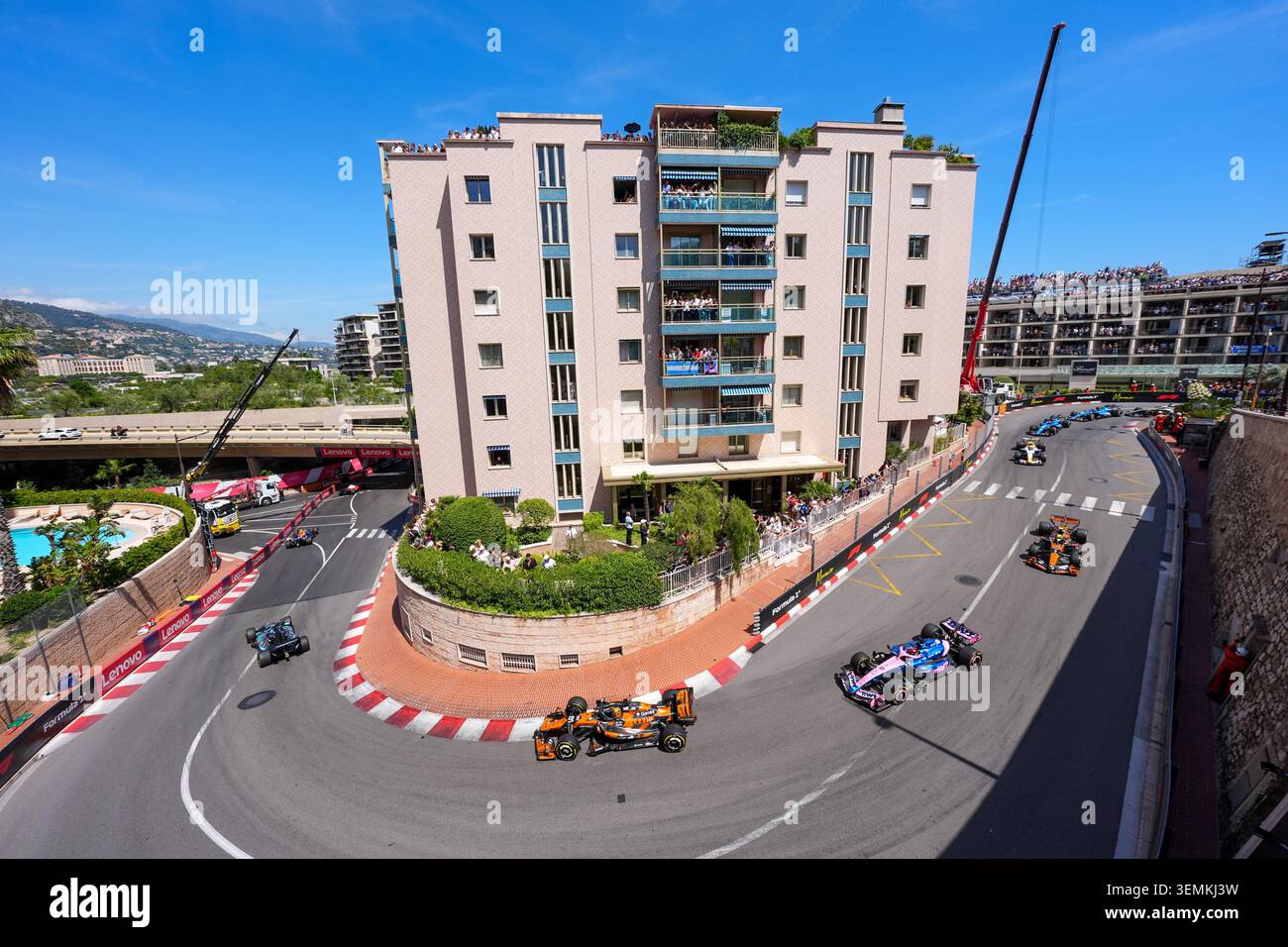 Montecarlo, Monaco. 7 giugno 2026. La partenza, durante la Formula 1 Louis Vuitton Grand Prix de Monaco. Crediti: Alessio Morgese / Alamy live news Foto Stock