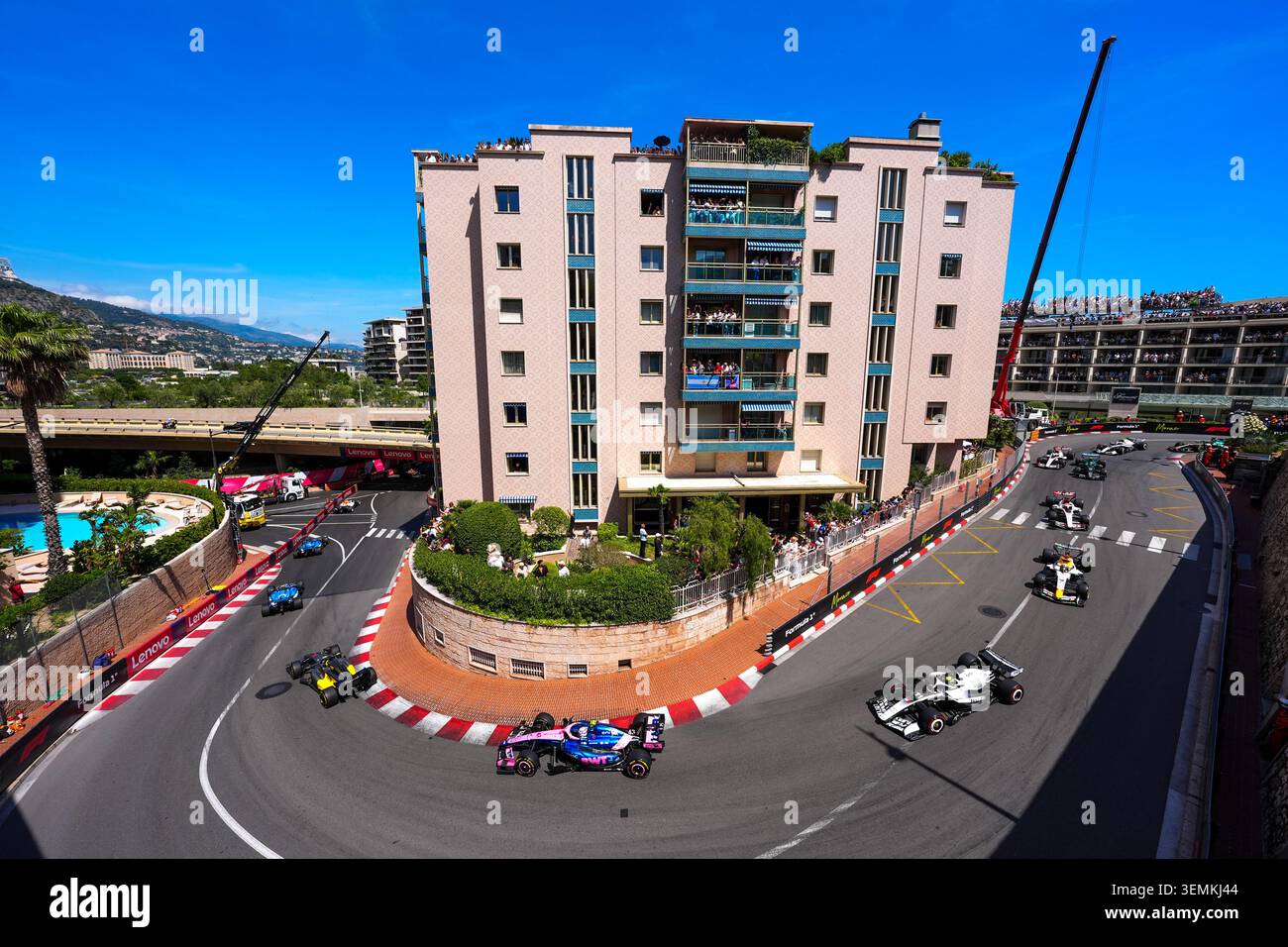 Montecarlo, Monaco. 7 giugno 2026. La partenza, durante la Formula 1 Louis Vuitton Grand Prix de Monaco. Crediti: Alessio Morgese / Alamy live news Foto Stock